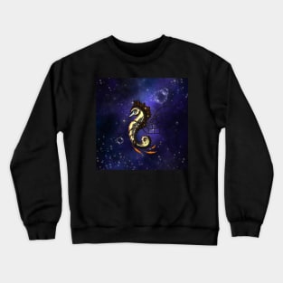 Cute little steampunk seahorse Crewneck Sweatshirt